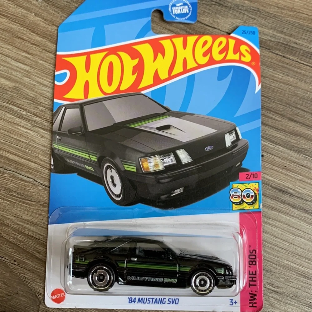 Hot Wheels 1984 Mustang SVO Ford HW 80s Hotwheels Diecast Muscle Car 2023 New